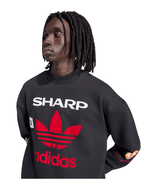 adidas Manchester United 90 Sweatshirt Schwarz - schwarz