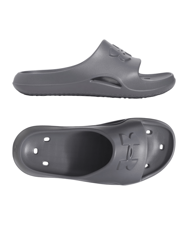 Under Armour Locker V Badelatsche Grey C025 - grau