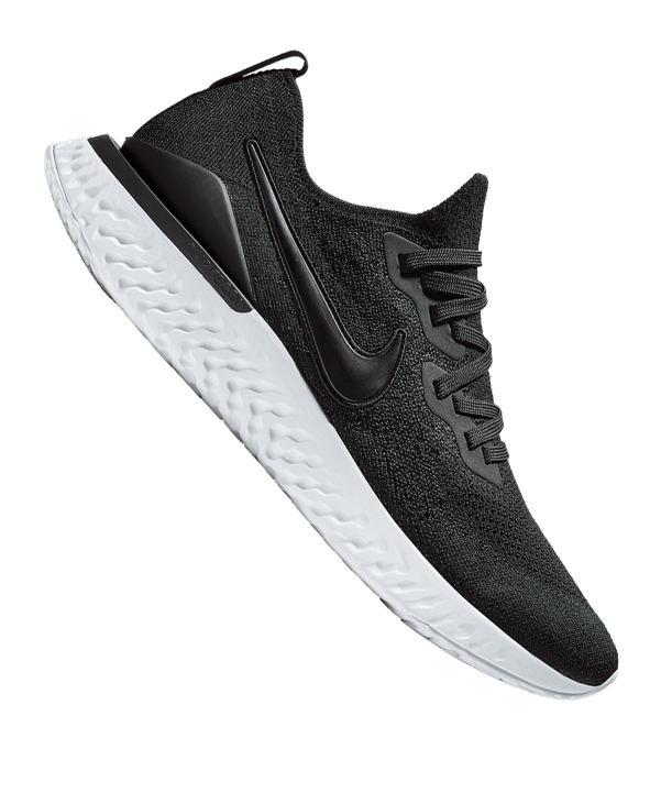 Nike Epic React Flyknit 2 Running Schwarz F002 - schwarz