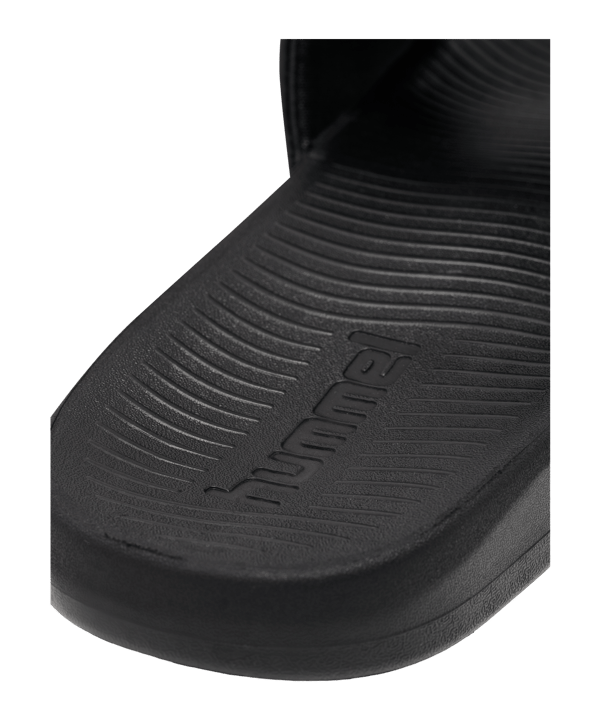 Hummel Lead Pool Slide Badelatsche Schwarz F2001 - schwarz