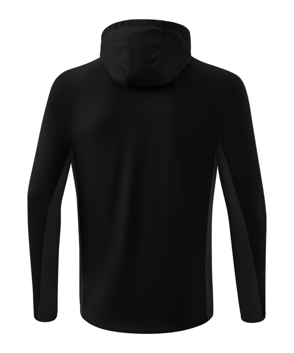 Erima Liga Star Kapuzenjacke Schwarz Weiss - schwarz
