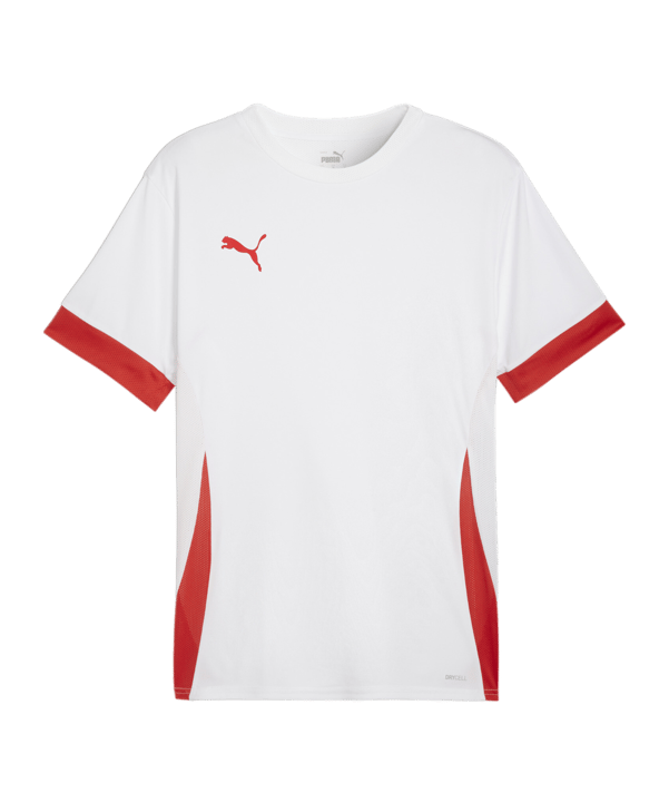 PUMA teamGOAL Matchday Trikot Weiss Rot F11 - weiss