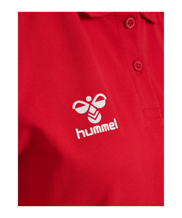 Hummel Go 2.0 Chevron Polo Damen Rot F3062 - rot