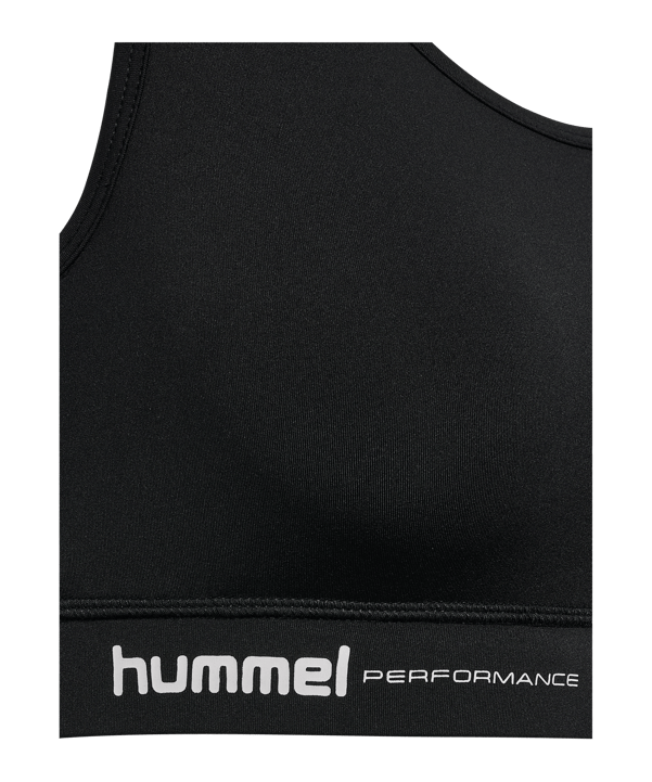 Hummel Pulse Light Support Sport-BH Damen Schwarz F2001 - schwarz