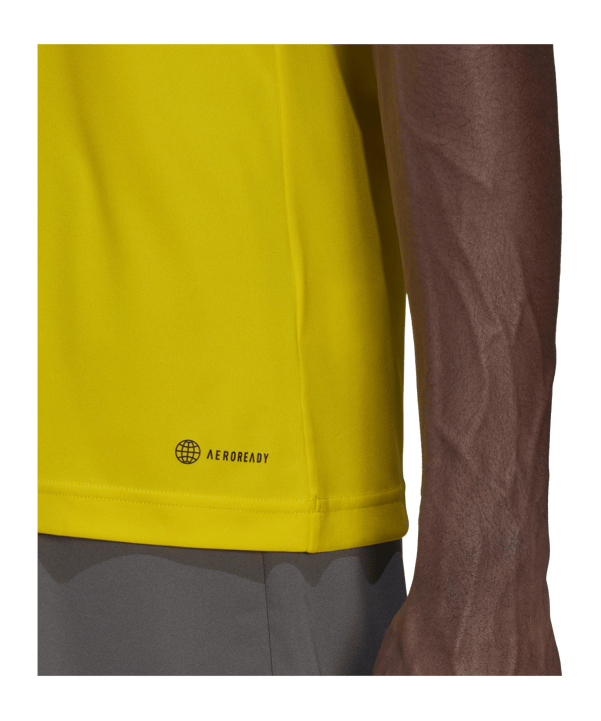 adidas Entrada 22 Trikot Gelb Schwarz - gelb
