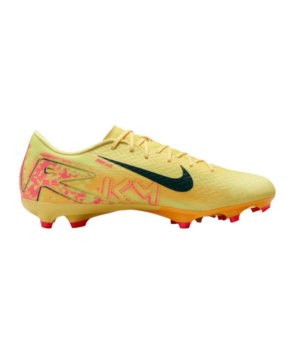 Nike Air Zoom Mercurial Vapor XVI Academy FG/MG  Mbappe Signature Orange Blau F800 - orange