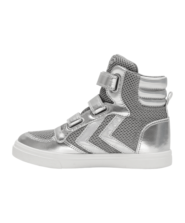 Hummel Stadil Glitter Sneaker Kids Grau F1100 - grau