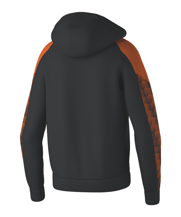 Erima EVO STAR Kapuzenjacke Kids Schwarz Fschwarzorange - schwarz