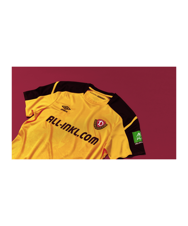 Umbro Dynamo Dresden Trikot Home 2021/2022 Kids - gelb