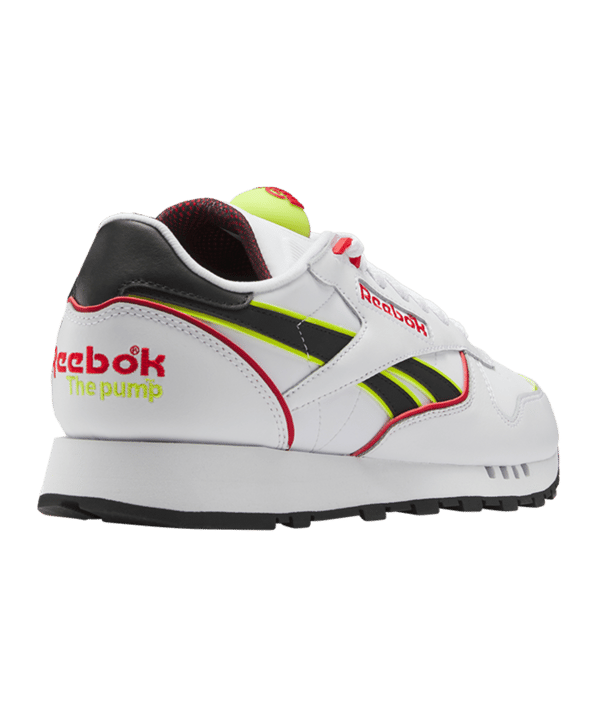 Reebok Classic Leather Pump Weiss Schwarz - weiss