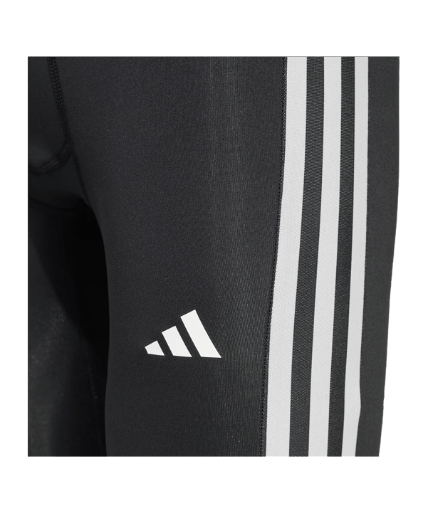 adidas Techfit 3-Stripes Tight Schwarz - schwarz