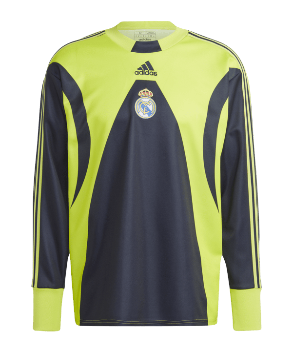 adidas Real Madrid Icon Torwarttrikot Blau - blau
