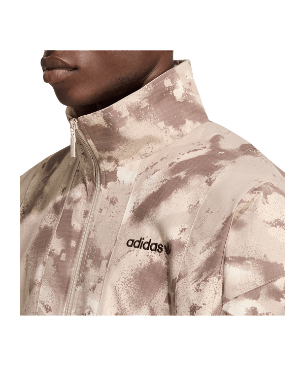 adidas Originals Camo Cutline Track Jacke Beige - beige