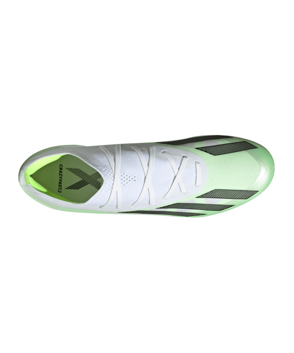 adidas X Crazyfast.2 FG Crazyrush Weiss Schwarz Gelb - weiss