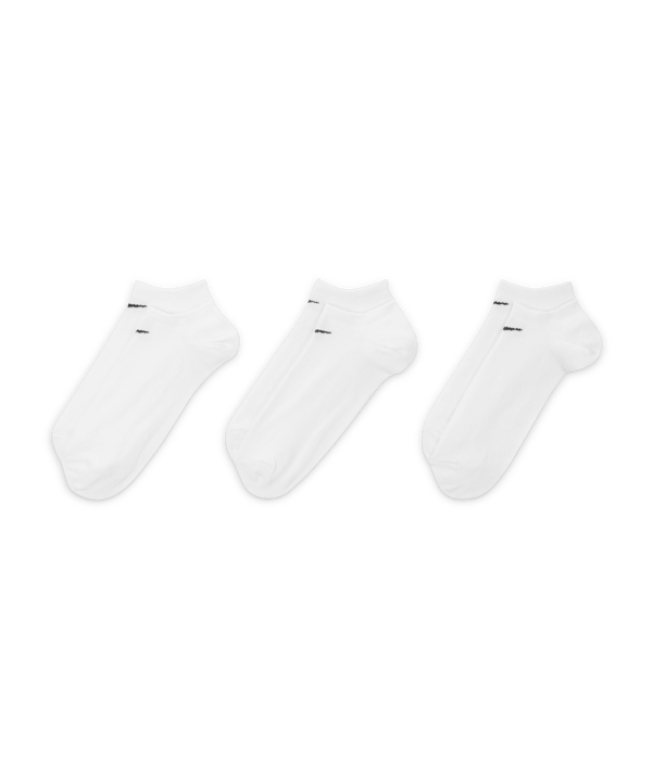 Nike 3er Pack Socken Füsslinge Sneaker F101 - weiss