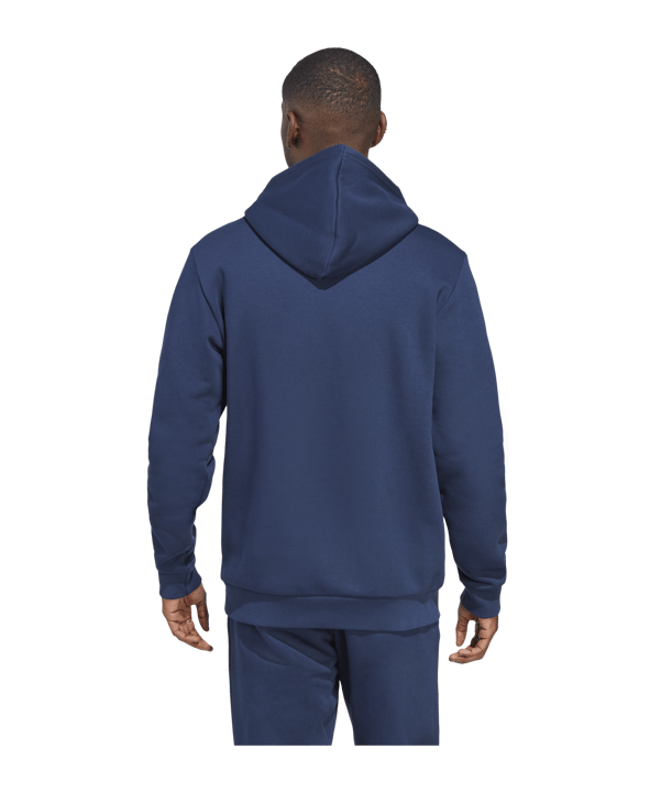 adidas Originals Trefoil Essentials Hoodie Blue - blau