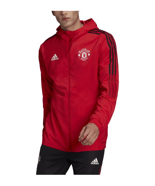 adidas Manchester United Prematch Jacke 2021/2022 Rot - rot