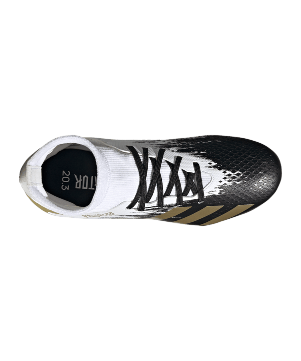 adidas Predator Inflight 20.3 FG J Kids Weiss - weiss