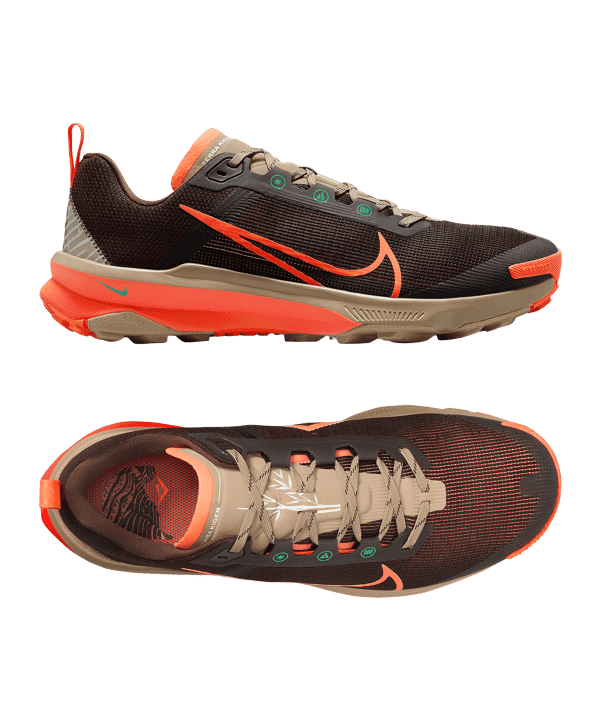 Nike React Terra Kiger 9 Laufschuh Braun F202 - braun