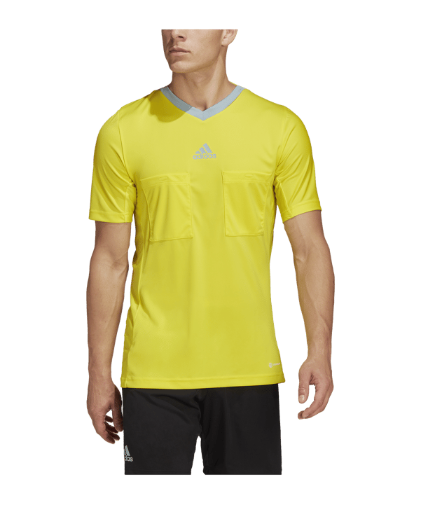 Maillot De Rugby FFR BUT Arbitre - Jaune/vert, Manche Courte, Polyester, Taille XL Homme