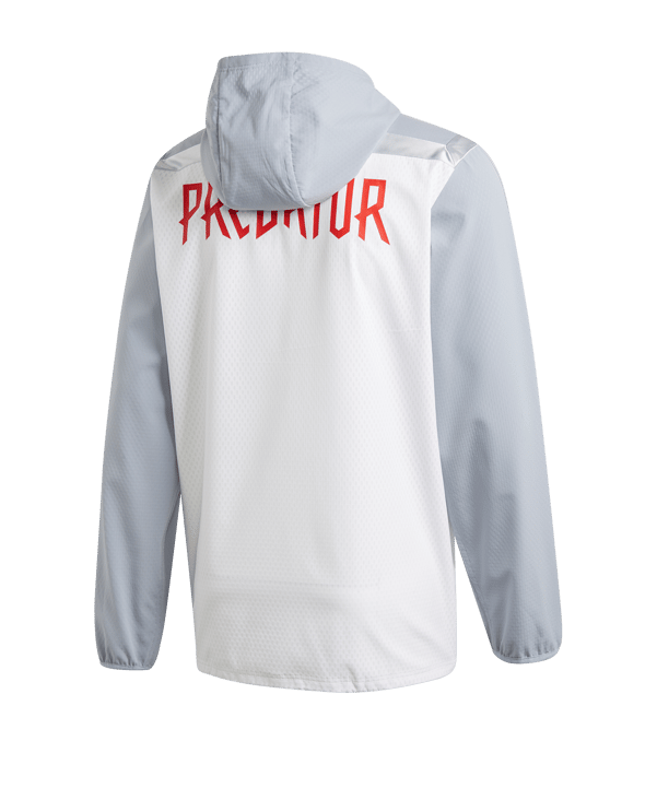 adidas Predator David Beckham Kapuzenjacke Weiss - weiss