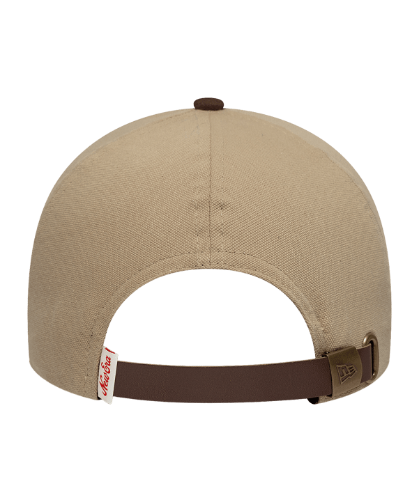 New Era Ne Patch Suede Eframe Cap Beige - beige