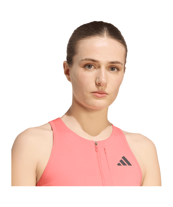 adidas Running Crop T-shirt Donna Rosso - rosso