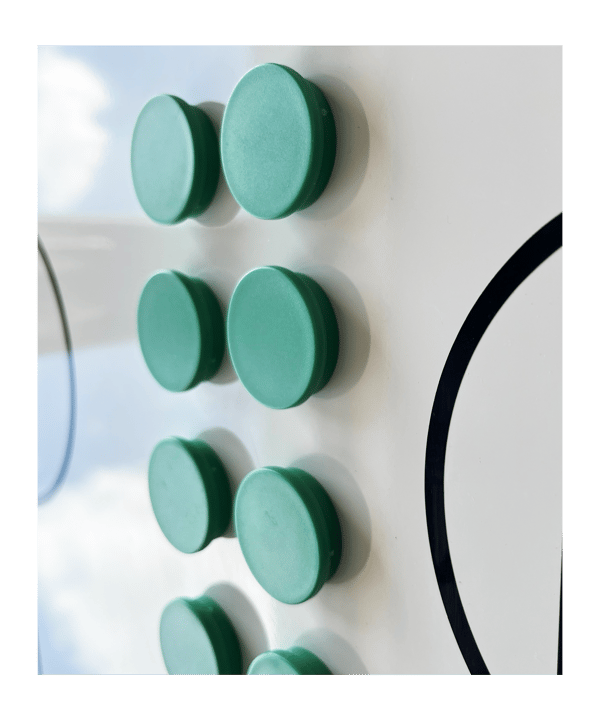 Cawila PRO Rundmagnet 10er Set 30mm Grün - gruen