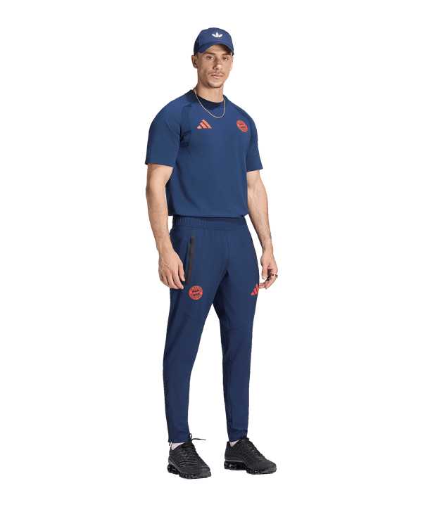 adidas FC Bayern München Tiro Travel Manguera Blu - blu