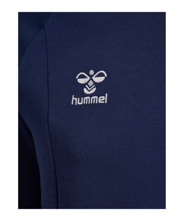 hummel Root Polo Langarm Blau F7026