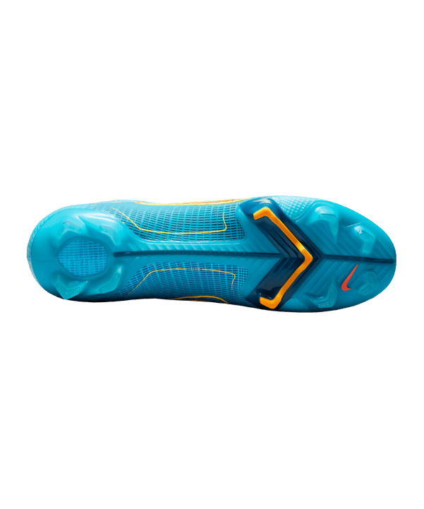 Nike Mercurial Vapor XIV Blueprint Elite FG Blau Orange F484 - blau