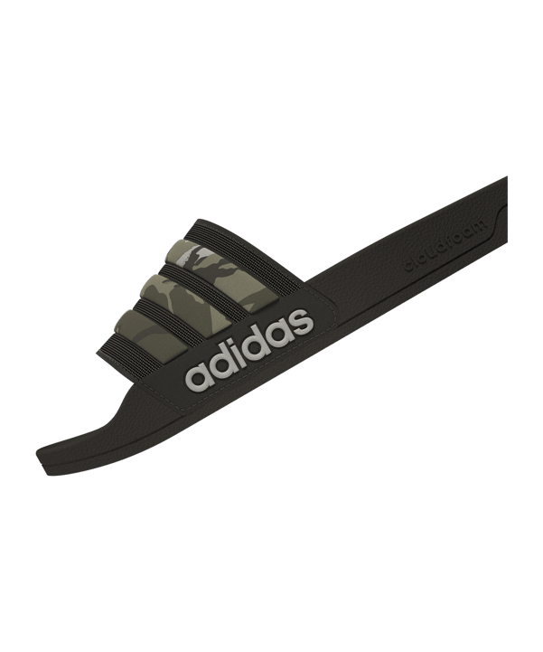 adidas Adilette Shower Badelatsche Grün Grau - gruen
