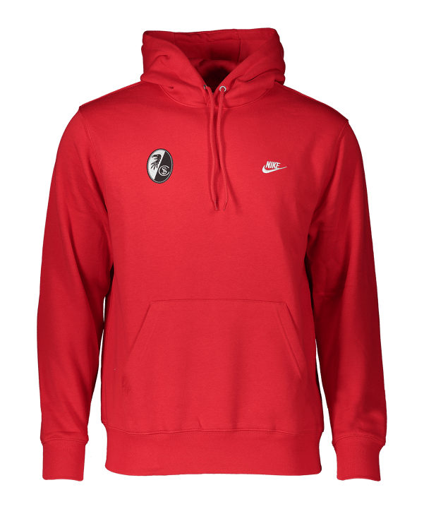 Nike SC Freiburg Club Hoody Rot F657 - rot