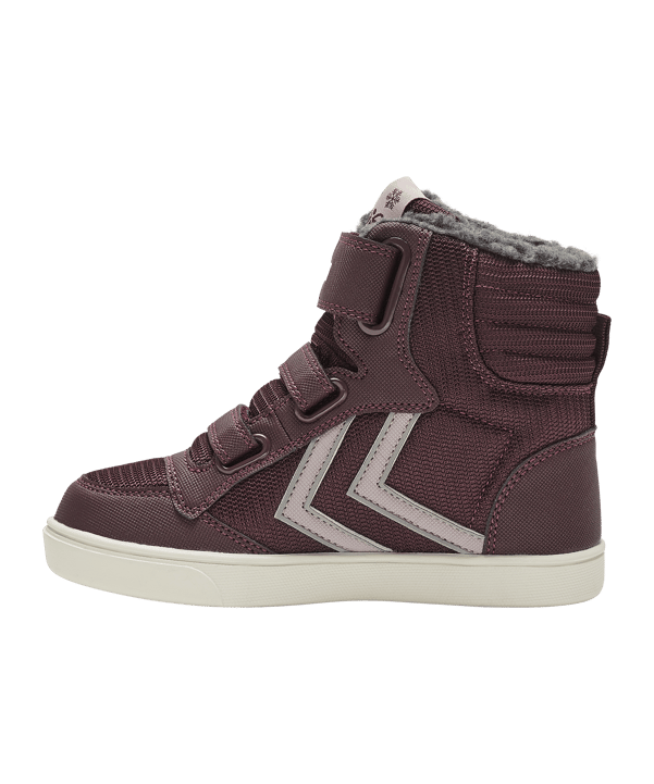 Hummel Stadil Super Poly Mid Recycle Sneaker  enfants brun F8016 - brun
