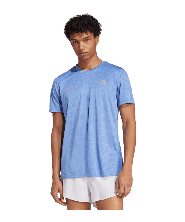 adidas Own the Run T-Shirt Blau