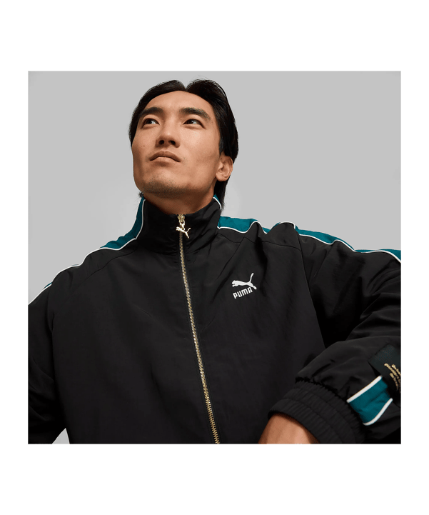PUMA T7 Play Paris Jacke Schwarz F01 - schwarz