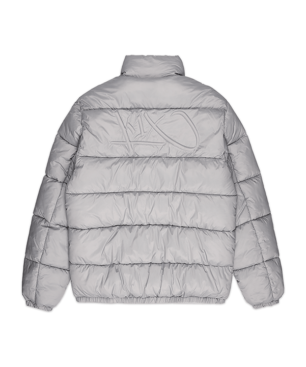 K1X 3D Puffer Jacke Grau - grau