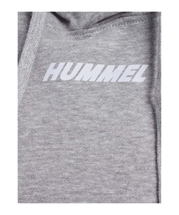 Hummel Elemental Short Hoody Damen Grau F2006 - grau