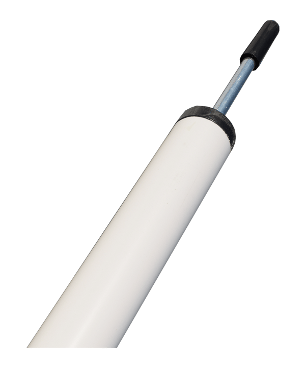 Cawila PRO Slalomstange (33mmx180cm) Weiss - weiss