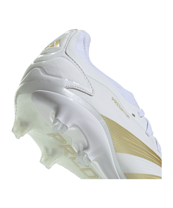 adidas Predator Pro FG Day Spark Weiss Gold - weiss
