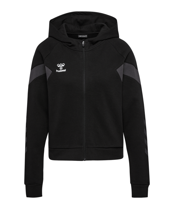 Hummel TRAVEL Kapuzenjacke Damen Schwarz F2001 - schwarz