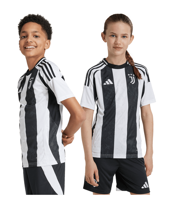 adidas Juventus Turin Trikot Home 2024/2025 Kids Weiss - weiss