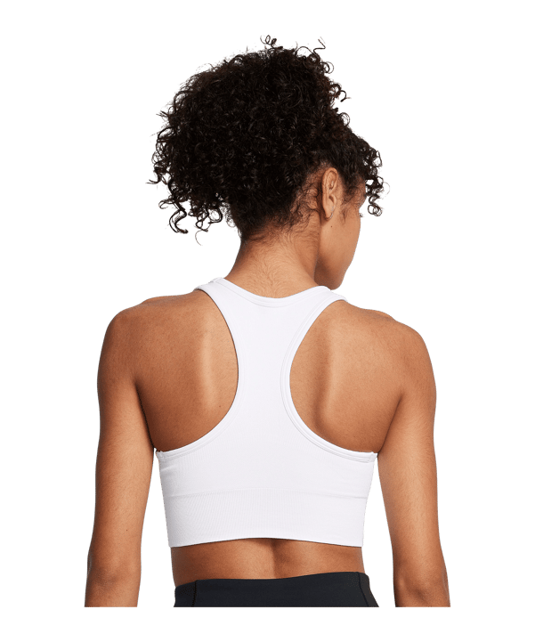 Under Armour Vanish Seamless Mid Sport-BH Damen Weiß F100 - weiss