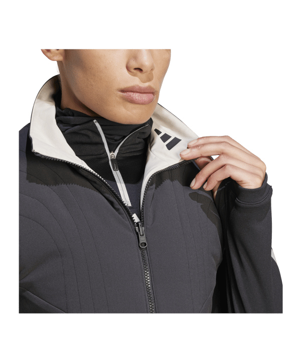 adidas Tiro 23 Competition Weste Winter Damen Schwarz Beige - schwarz