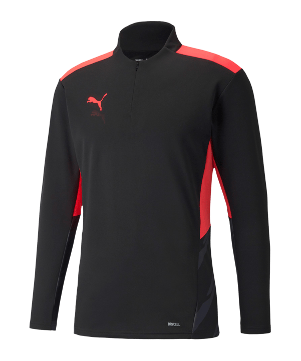 PUMA individualCUP HalfZip Sweatshirt Schwarz F43 - schwarz