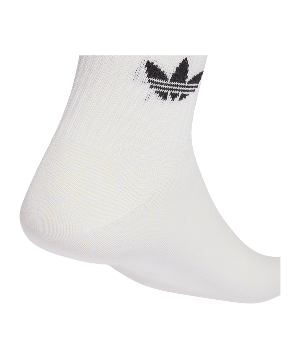 adidas Originals 3 Stripes Crew 10 Pairs Chaussettes Blanc - blanc