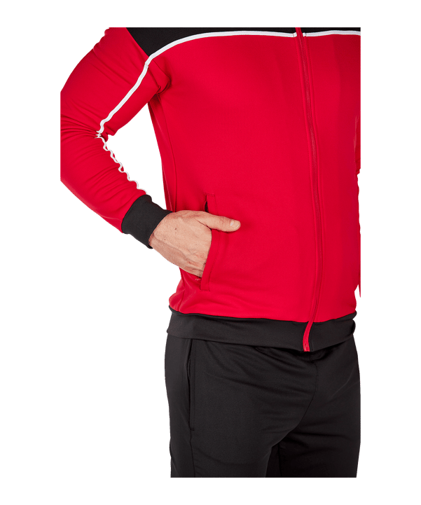 Erima Change by Kapuzenjacke Rot Schwarz - rot