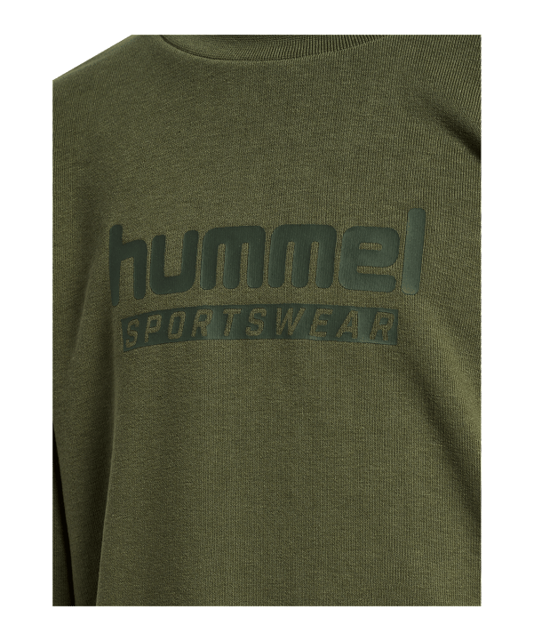 Hummel Base Sweatshirt Kids Grün F6603 - gruen