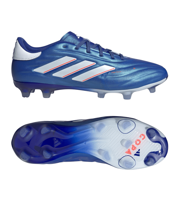 adidas COPA Pure 2.2 FG Marinerush Blau Weiss Orange - blau