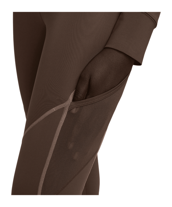 Nike Pro Mid-Rise 7/8 leggings Dames F237 - bruin